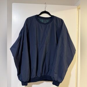 Röche vintage men’s windbreaker pullover navy sweatshirt size large